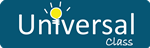The Universal Class logo with white text on a teal background and a yellow lightbulb above the letter “i.”